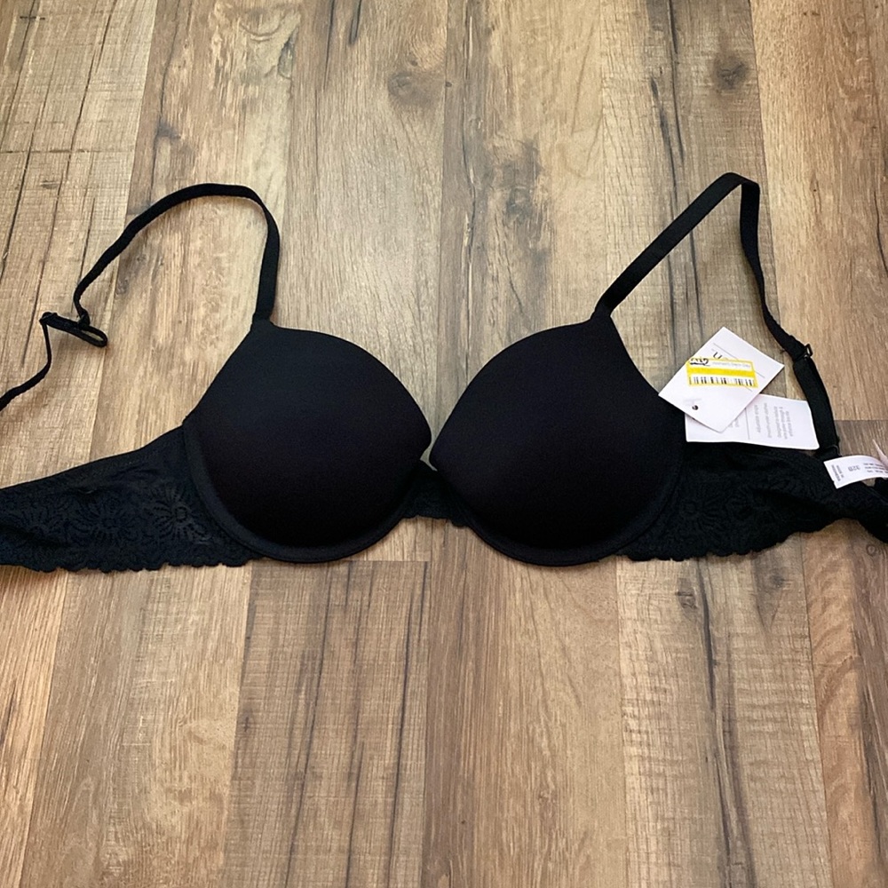 Black Push-up Bra